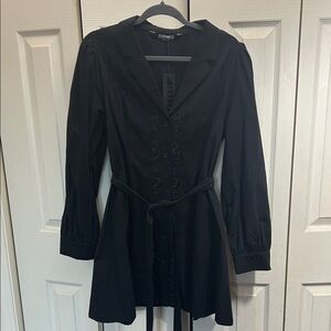 Disturbia Black Long Sleeve Dress